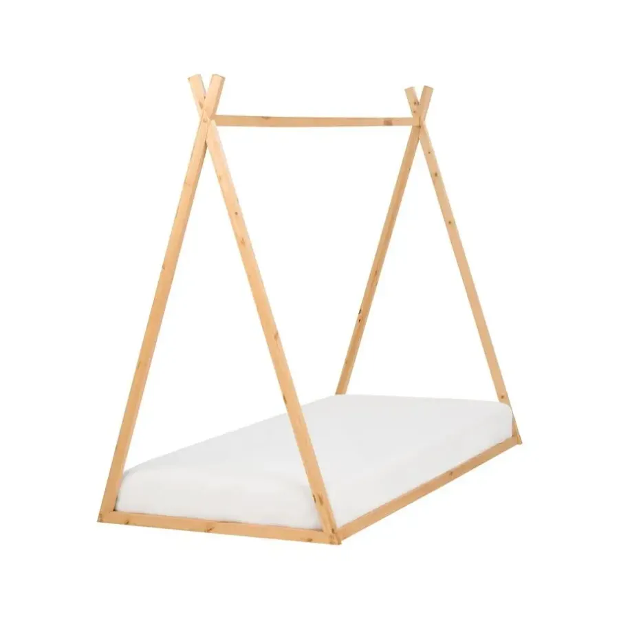 Beliani SAURAT - Kinderbed - Lichthout - 90 x 200 cm - Dennenhout