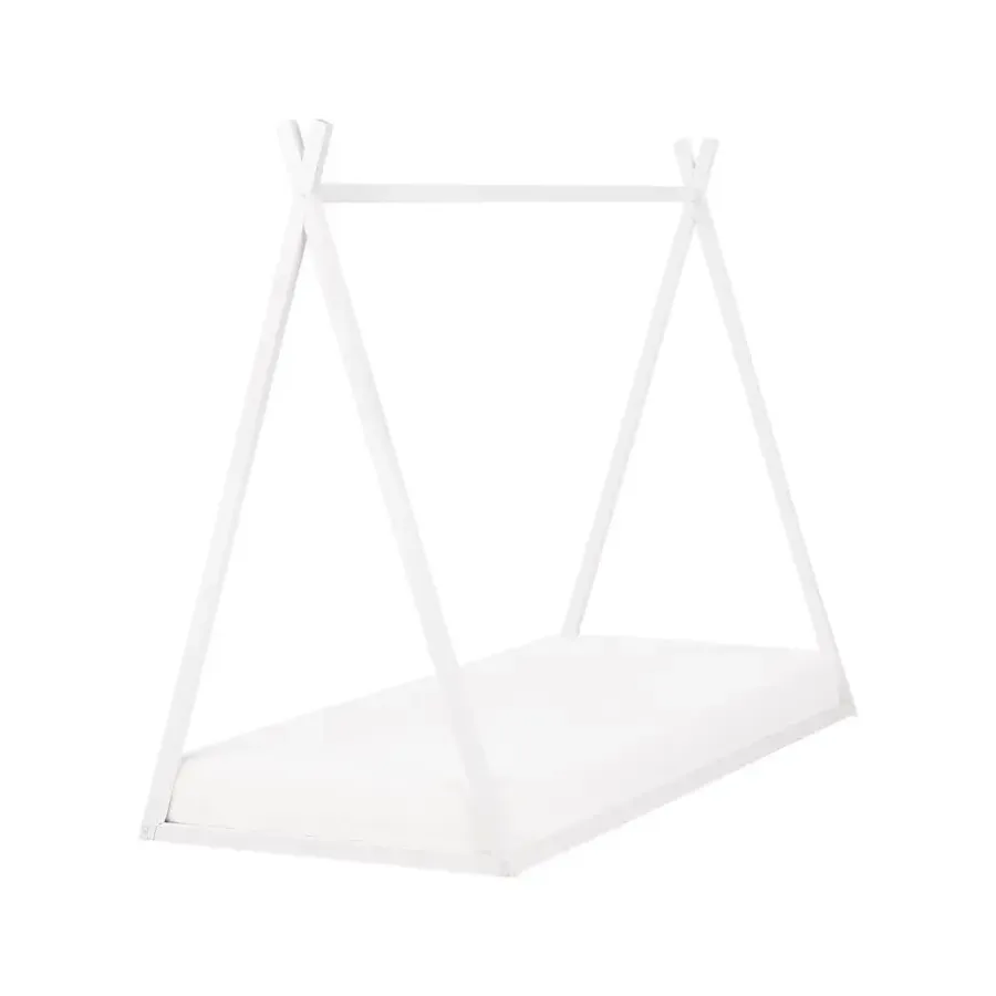 Beliani SAURAT - Kinderbed - Wit - 90 x 200 cm - Dennenhout