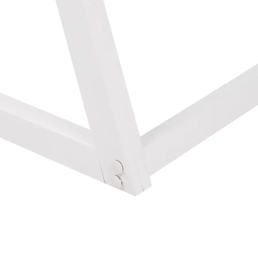 Beliani SAURAT - Kinderbed - Wit - 90 x 200 cm - Dennenhout