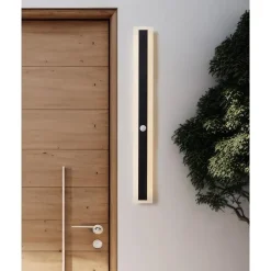 Wandlampen-Beliani SAVANE - Wandlamp - Zwart - 80 cm - Staal