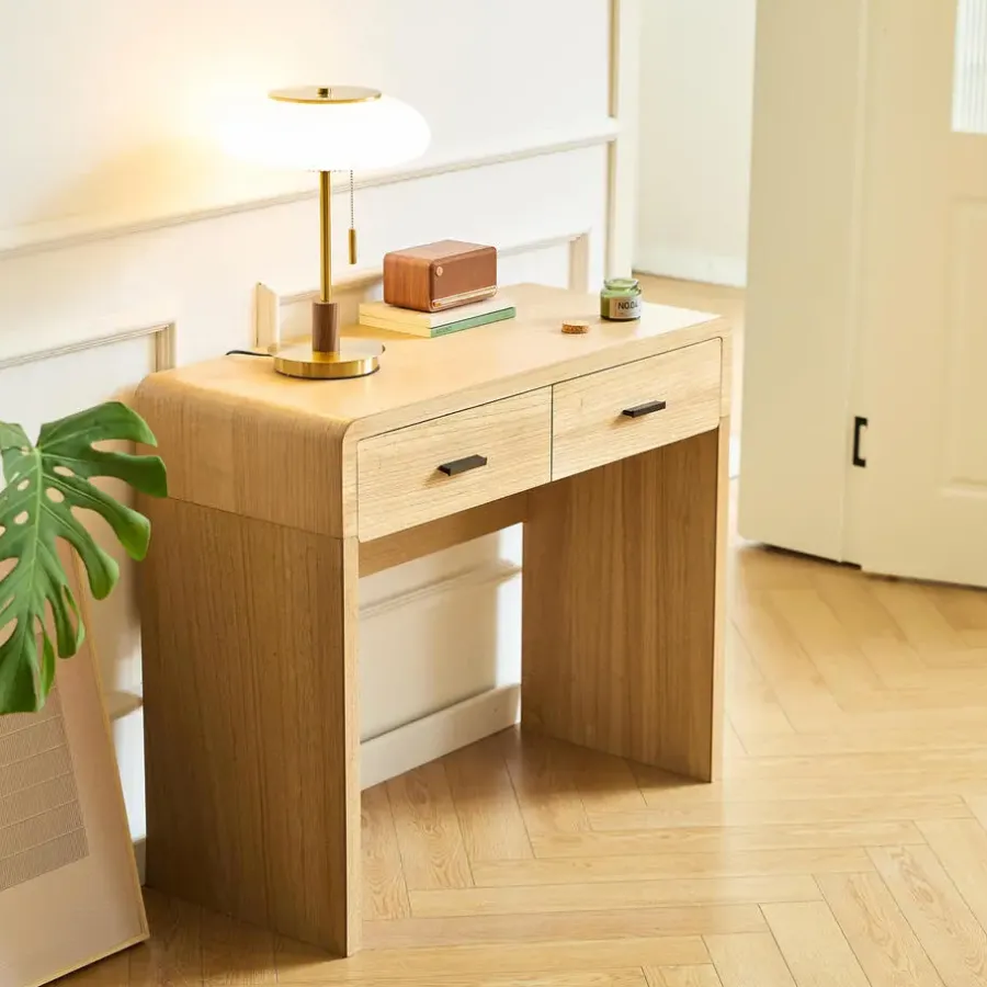 Nordlys Scandinavische Console Tafel van Hout met 2 Laden
