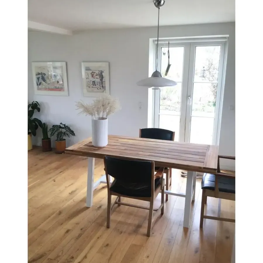 Beliani SCANIA - Tuintafel - Lichte houtkleur - 80 x 170 cm - Acaciahout