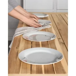 Beliani SCANIA - Tuintafel - Lichte houtkleur - 80 x 170 cm - Acaciahout