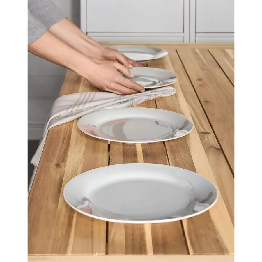 Beliani SCANIA - Tuintafel - Lichte houtkleur - 80 x 170 cm - Acaciahout