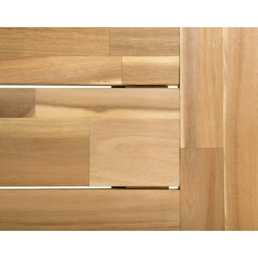 Beliani SCANIA - Tuintafel - Lichte houtkleur - 80 x 170 cm - Acaciahout