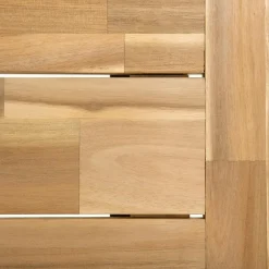 Beliani SCANIA - Tuintafel - Lichte houtkleur - 80 x 170 cm - Acaciahout