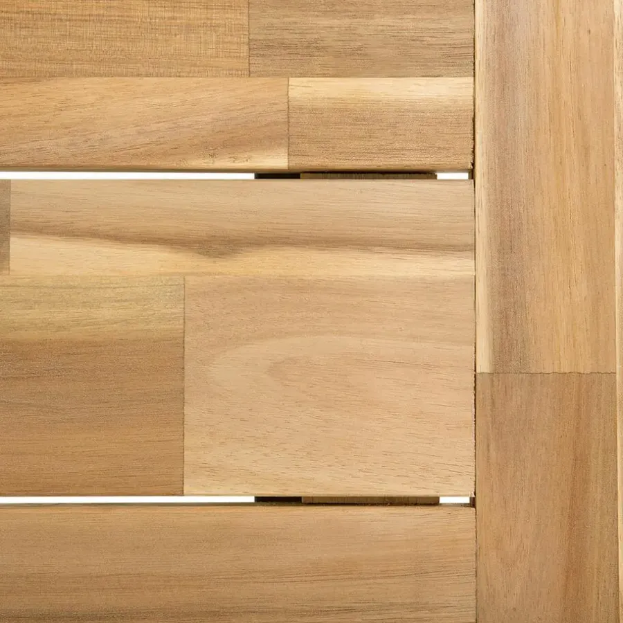 Beliani SCANIA - Tuintafel - Lichte houtkleur - 80 x 170 cm - Acaciahout