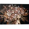 Schilderijen-Reinders Schilderij Bloemenrijkdom - 100 x 140cm - Bruin