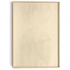 Schilderijen-Reinders Schilderij 3D Art Bows - sand - 70 x 50cm - Beige