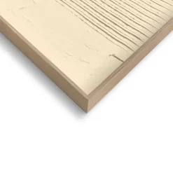 Schilderijen-Reinders Schilderij 3D Art Bows - sand - 70 x 50cm - Beige