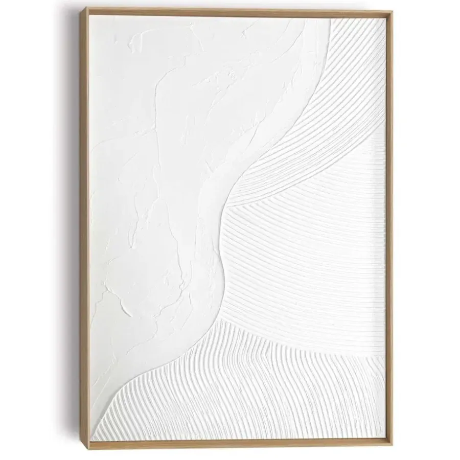 Reinders Schilderij 3D Art Coast - 70 x 50cm - Wit