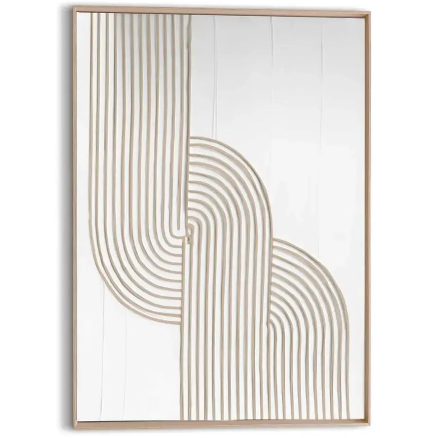 Reinders Schilderij 3D Art Strong - 70 x 50cm - Beige