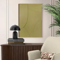 Schilderijen-Reinders Schilderij 3D Art Terrace vintage green - 70 x 50cm - Groen
