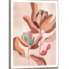 Schilderijen-Reinders Schilderij Earth Flowers - 70 x 50cm - Bruin