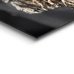 Schilderijen-Reinders Schilderij Gouden hand - 90 x 60cm - Goudkleurig
