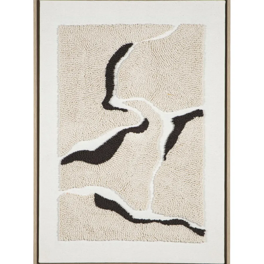 Schilderijen-Leen Bakker Schilderij Noé beige MDF - 70x50 cm