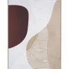 Leen Bakker Schilderij Noah rood MDF - 60x45 cm