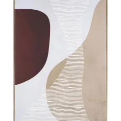 Leen Bakker Schilderij Noah rood MDF - 60x45 cm