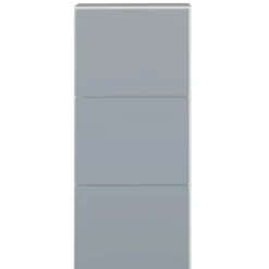 Schoenenkasten-Symbiosis Schoenenkast Baylinn 3 draaideuren en 5 legplanken-celadon grijs/wit