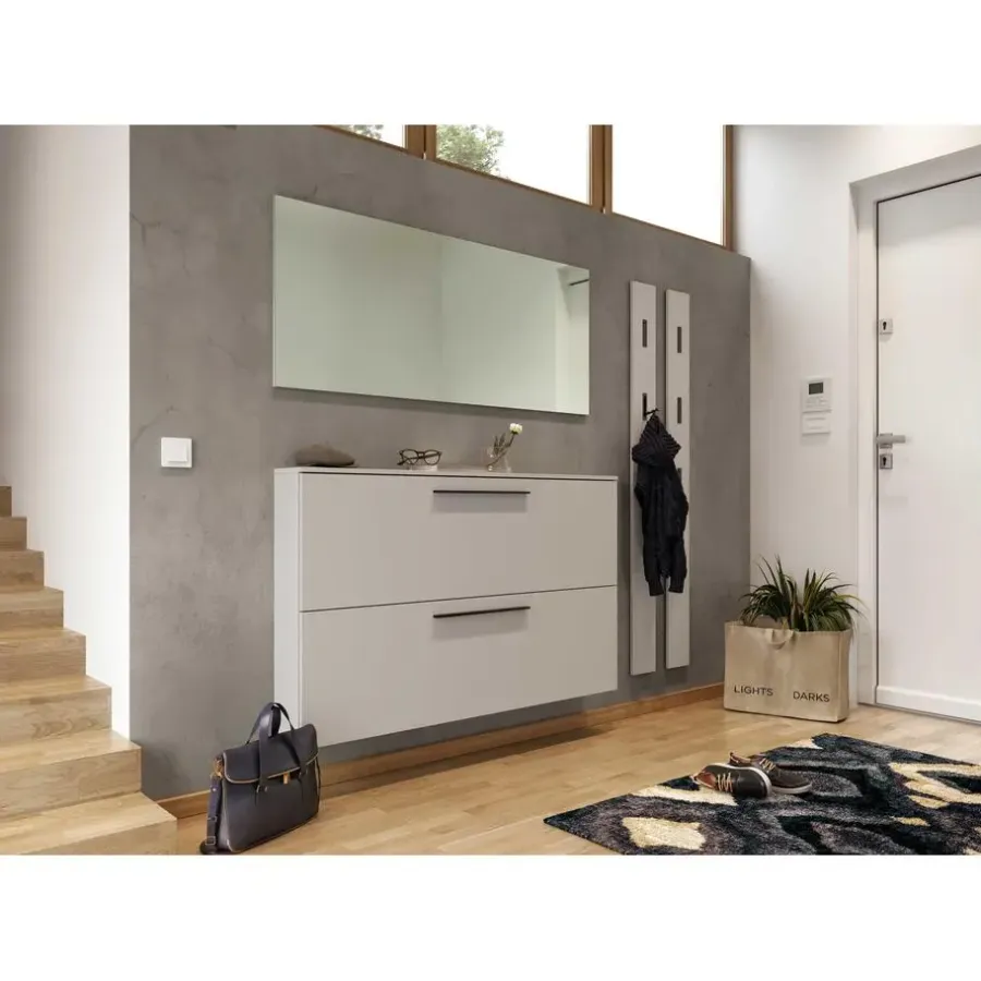 Germania Schoenenkast Jonas 140cm met twee deuren - kasjmier beige