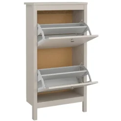 Leen Bakker Schoenenkast Madeira - greige - 102,9x53,8x24,6 cm