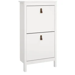 Schoenenkasten-Leen Bakker Schoenenkast Madeira - wit - 102,9x53,8x24,6 cm