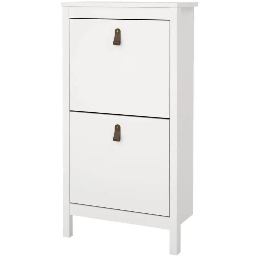 Schoenenkasten-Leen Bakker Schoenenkast Madeira - wit - 102,9x53,8x24,6 cm
