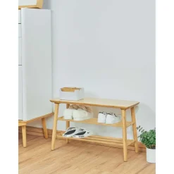 Emob Exclusive Schoenenrek Reini - 67x28x43cm - bamboehout