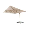 Parasols-4-Seasons Outdoor 4-Seasons Hacienda zweefparasol 300 x 400 cm. - Woodlook/Sand