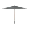 Parasols-4-Seasons Outdoor Azzurro stokparasol 200 x 300 cm - Woodlook/charcoal