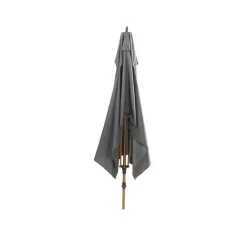 Parasols-4-Seasons Outdoor Azzurro stokparasol 200 x 300 cm - Woodlook/charcoal