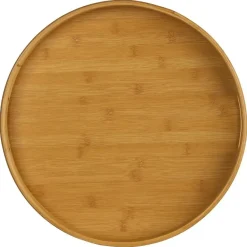 Secret de Gourmet Dienblad - bamboe - bruin - met handvaten -40cm