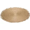 Placemats-Secret de Gourmet Placemat - raffia naturel - rond - 38 cm