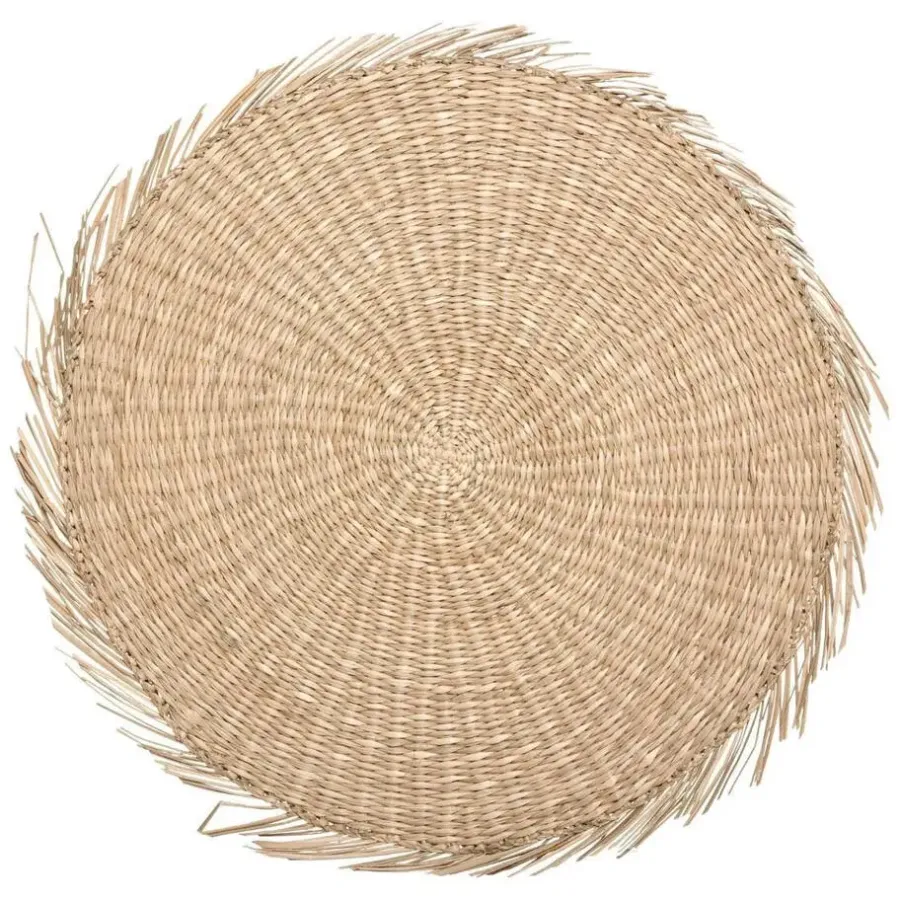 Placemats-Secret de Gourmet Placemat - raffia naturel - rond - 38 cm