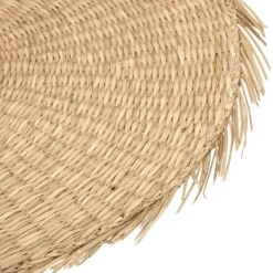 Placemats-Secret de Gourmet Placemat - raffia naturel - rond - 38 cm