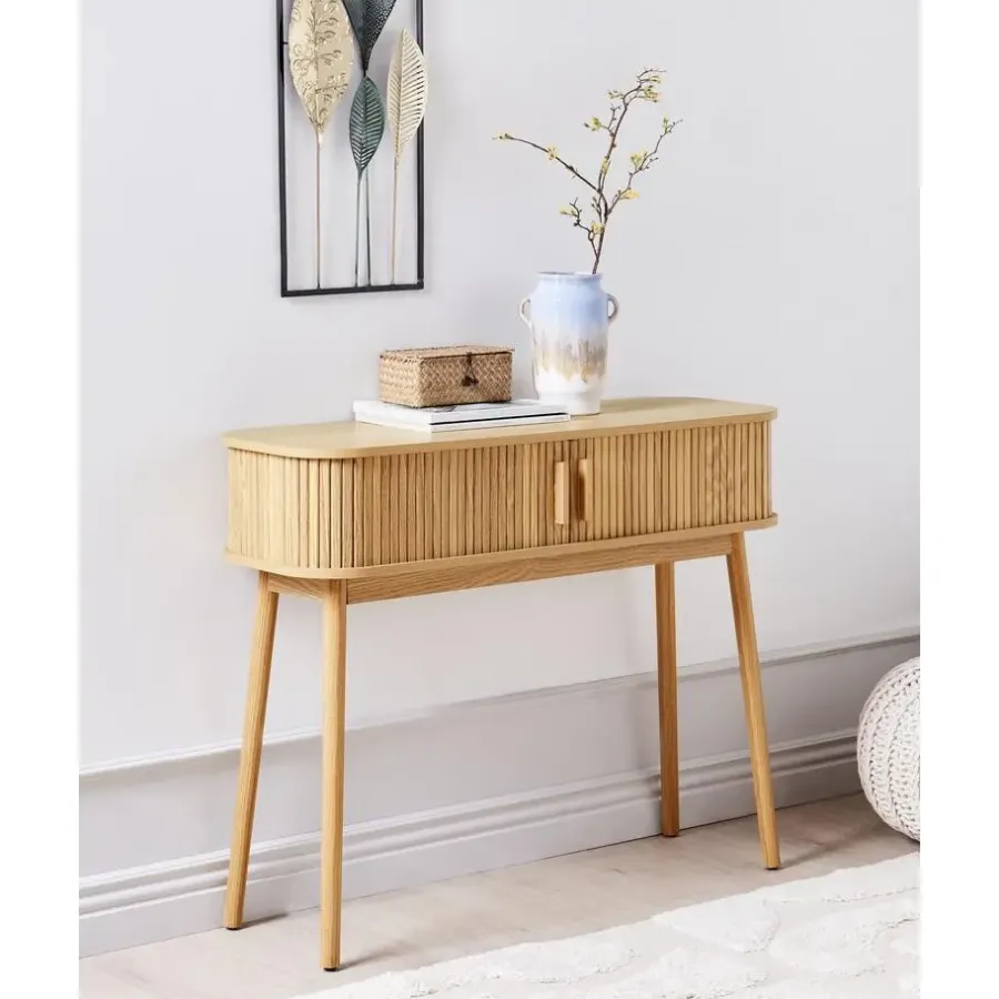 Leen Bakker SELAH - Sidetable - Lichthout - MDF