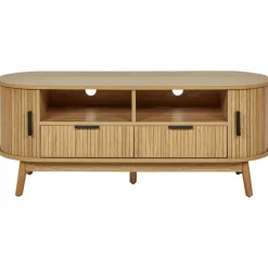 Tv Meubels-Leen Bakker SELAH - TV-meubel - Lichthout - MDF