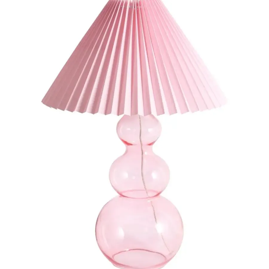 Tafellampen-Leen Bakker SENGWA - Tafellamp - Roze - Glas