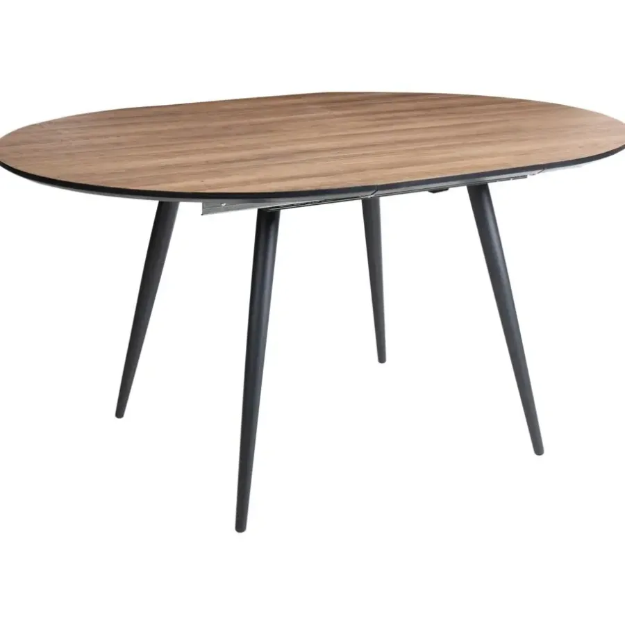Beliani SENIAC - Uitschuifbare eettafel - Lichtbruin - MDF