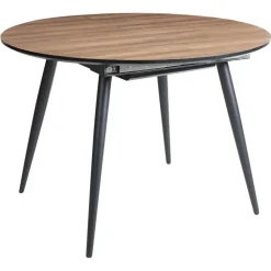 Beliani SENIAC - Uitschuifbare eettafel - Lichtbruin - MDF