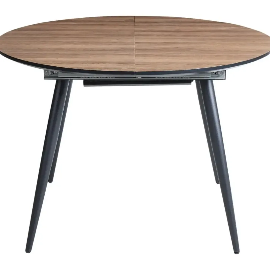 Beliani SENIAC - Uitschuifbare eettafel - Lichtbruin - MDF