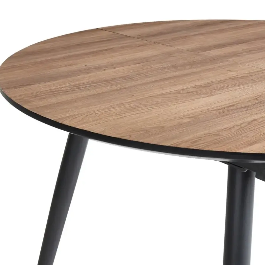 Beliani SENIAC - Uitschuifbare eettafel - Lichtbruin - MDF