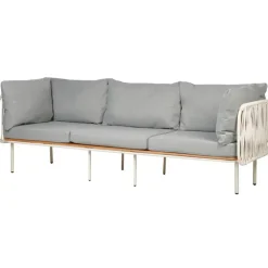 Loungebanken-Leen Bakker SENISE - Tuinbank - Grijs - Aluminium