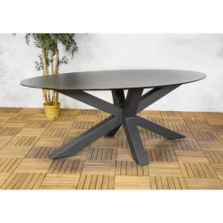 Tuintafels-Sens-Line - Atalanta Tuintafel Ovaal 200x100cm - Keramiek