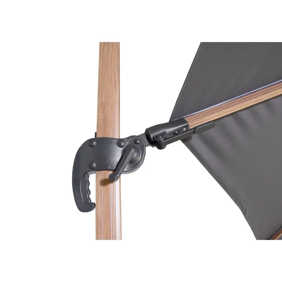 Parasols-Merkloos Sens-Line - Jamaica Parasol - 3x4m - Grijs