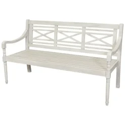 Tuinbanken-Sens-Line - Louis 3-zits-bank - 150cm - Hout Grijs