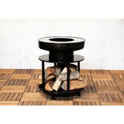 Barbecues En Accessoires-Sens-Line - Mila bbq firepit - 56x56x65cm - Zwart