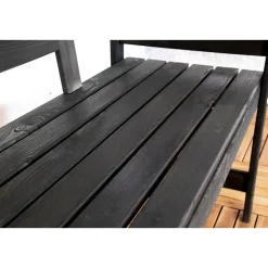 Tuinbanken-Sens-Line Friesen tuinbank - Hout - Zwart