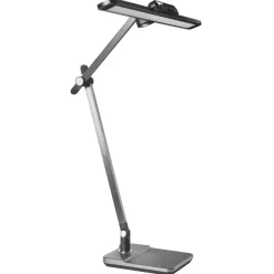 Leen Bakker SERPENS - Bureaulamp LED - Grijs - Synthetisch materiaal