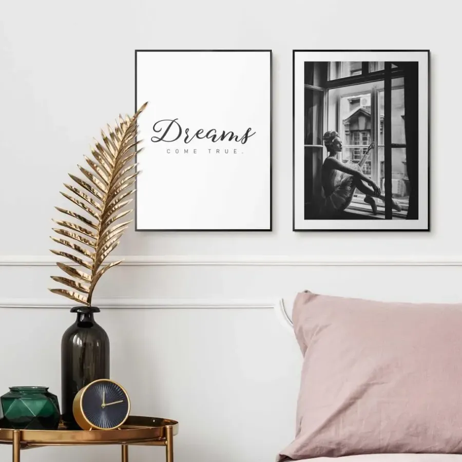 Reinders Set poster met lijst - Ballerina